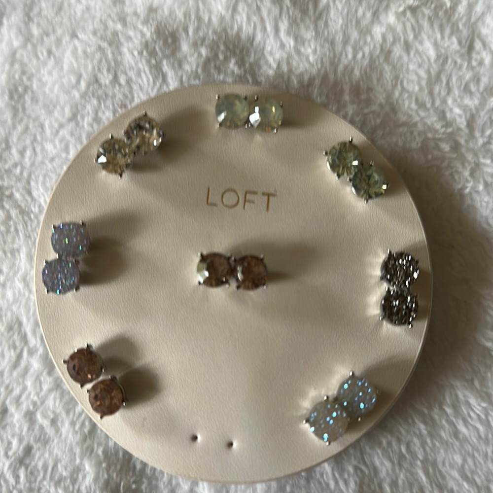 Loft multiple earrings